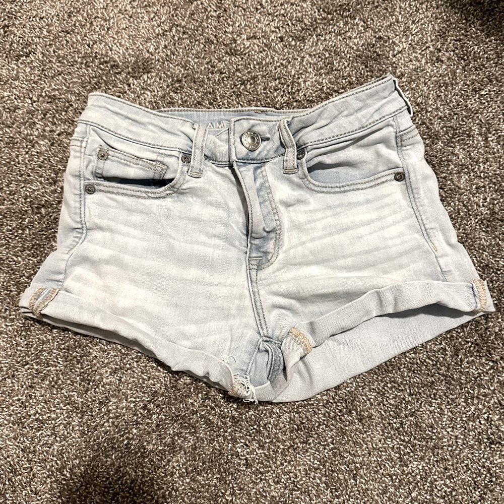 Light wash blue jean short, American Eagle, US size 4